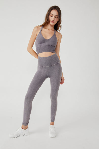 Free People Good Karma Legging - Washed Grey