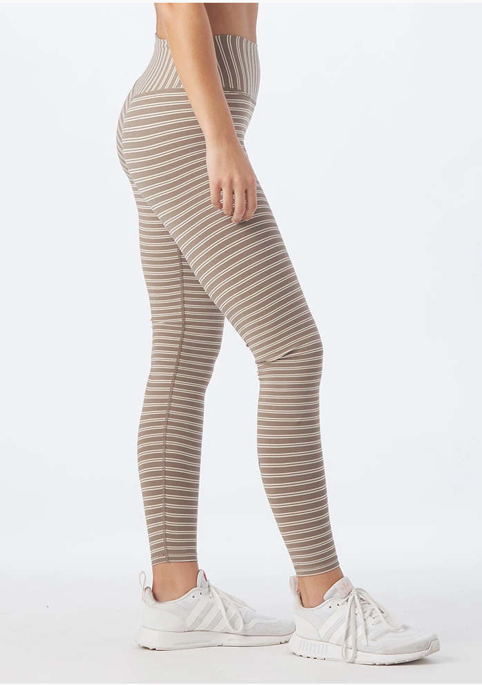 Glyder Sultry Legging - Mocha Stripe