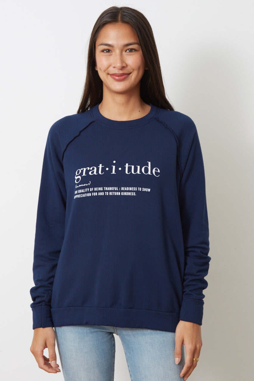 Good hYOUman Gratitude Vita Pullover