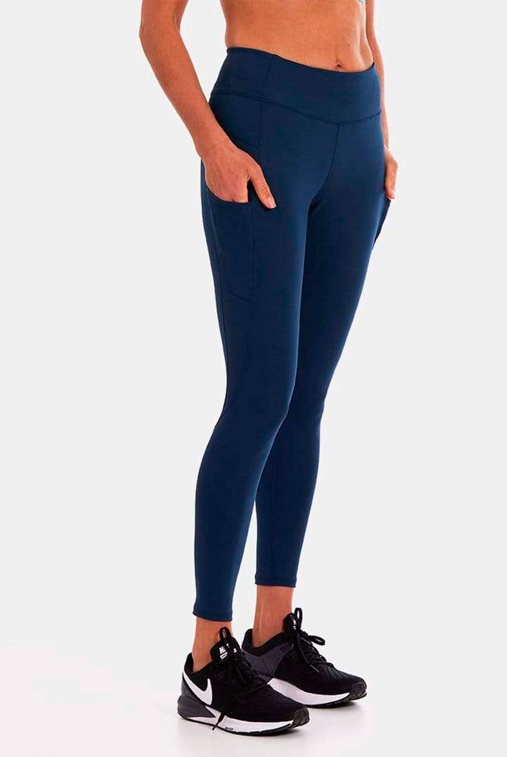 Handful Wi-Thi Mid-Rise Pocketed Legging – Night Swim Navy