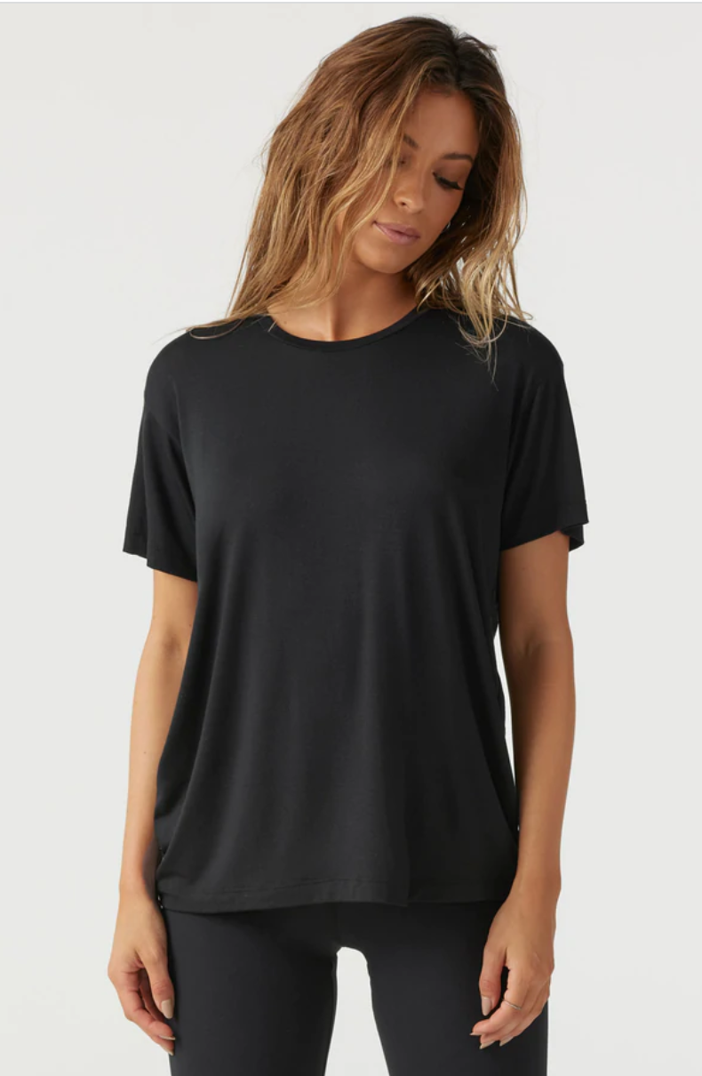 Joah Brown Boyfriend Tee - Black