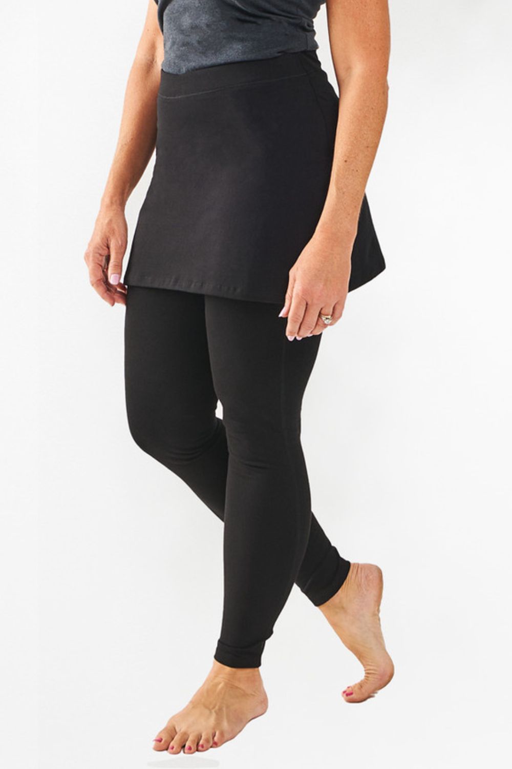 Maggies Organics Skirted Ankle Legging