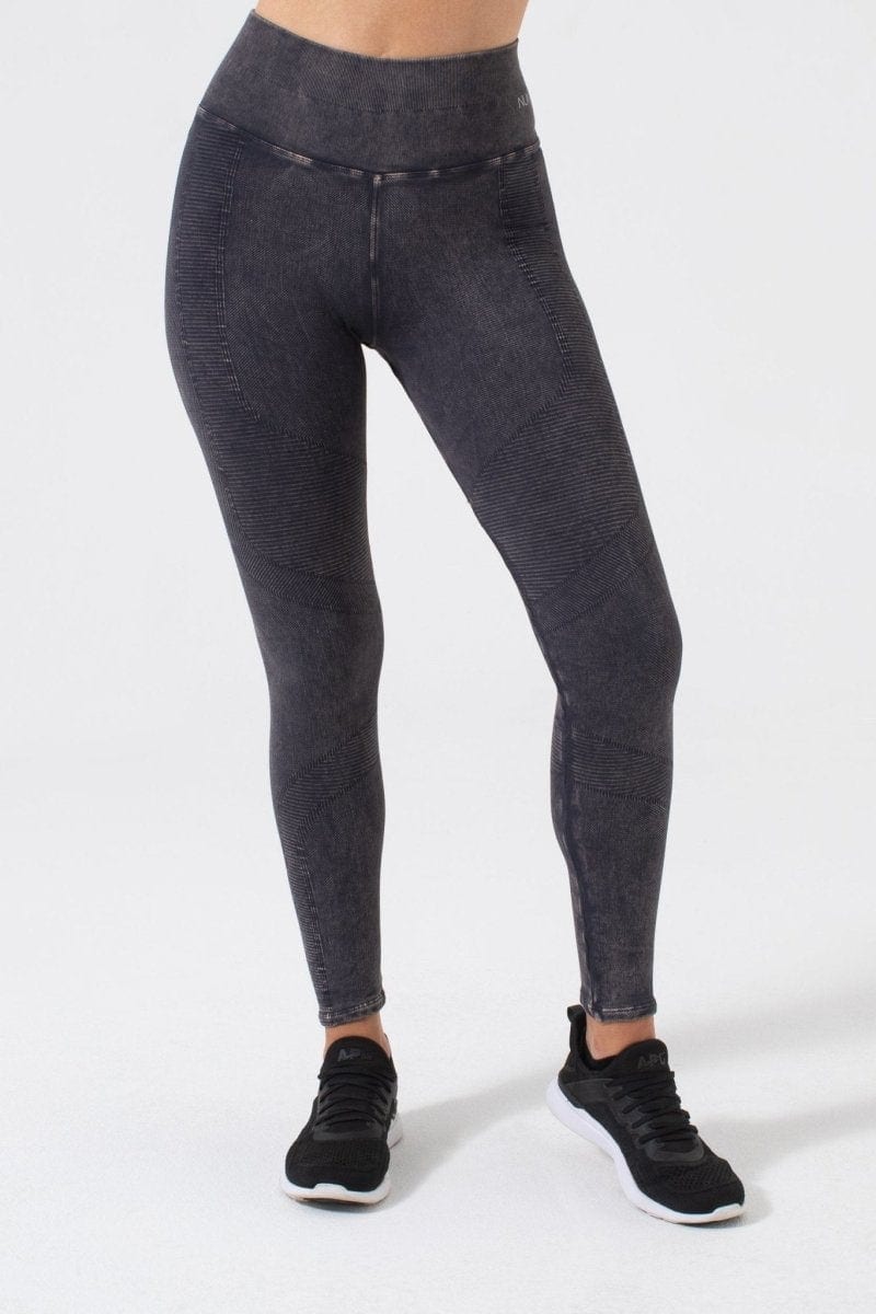 One By One Legging MW P4516:P4516MW-Black Wash-XS - NUX