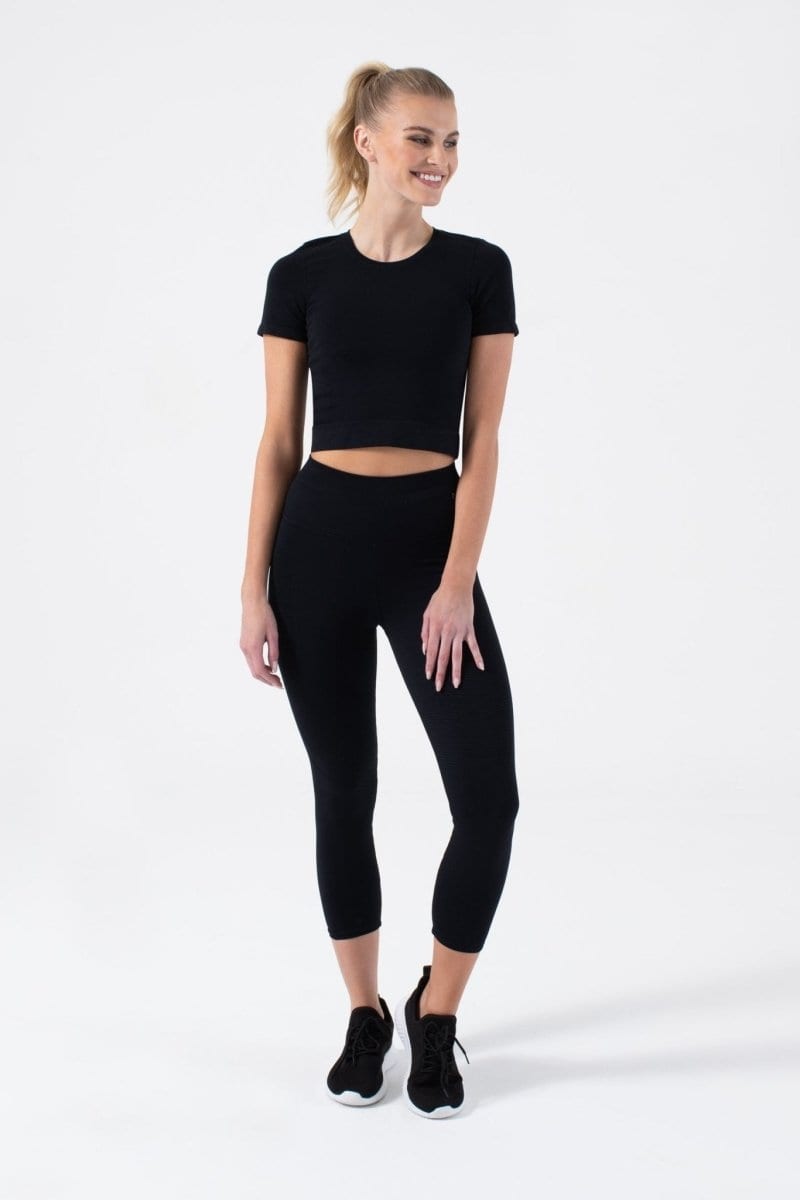 Our Favorite Crop S4742:S4742-Black-S - NUX