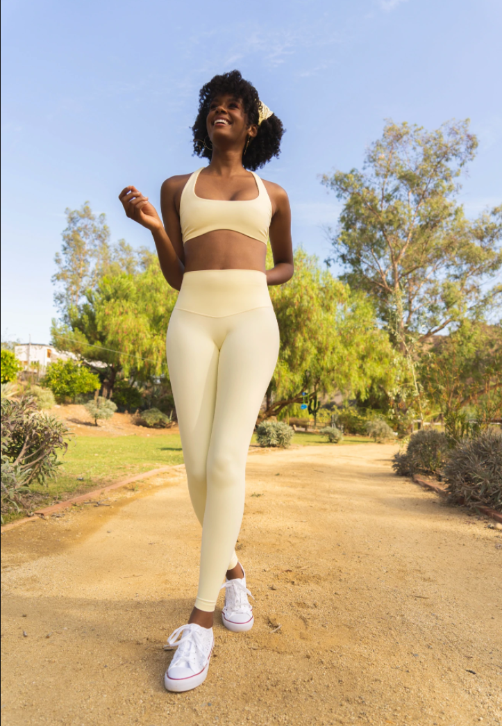 Popflex Supersculpt Legging - Custard