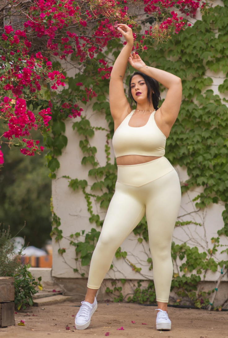 Popflex Supersculpt Legging - Custard