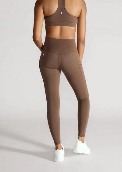 Popflex Supersculpt Legging with Pockets - Mocha