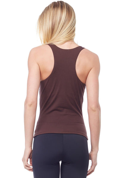 Sandra McCray Flat V-Neck Tank w- Bra - Evolve Fit Wear