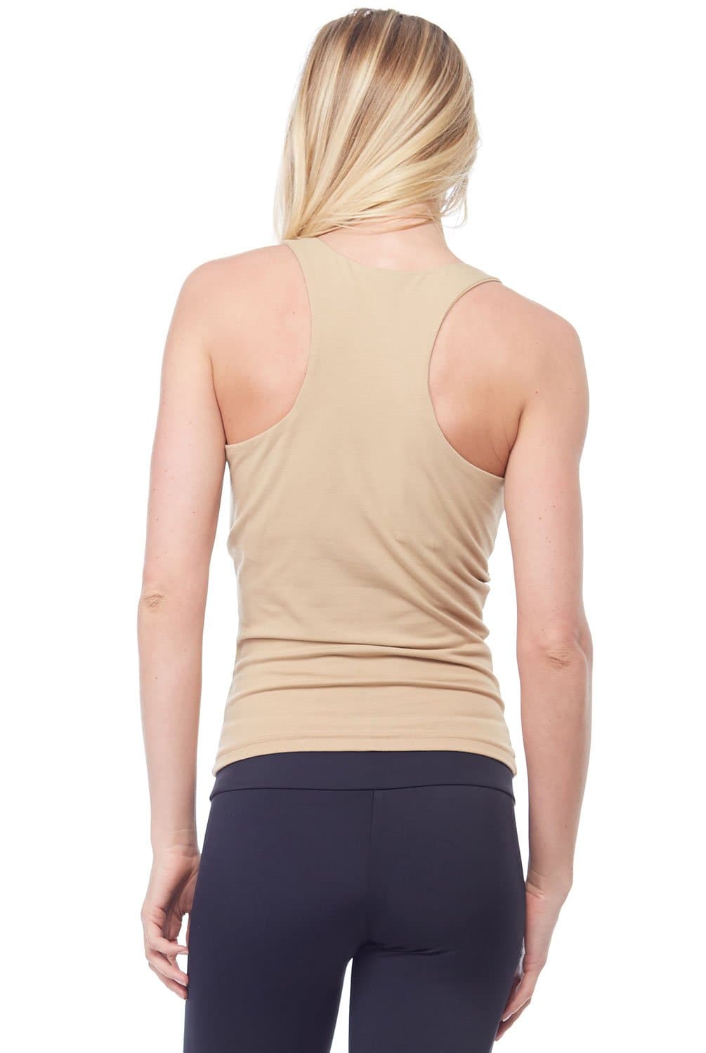 Sandra McCray Flat V-Neck Tank w- Bra - Evolve Fit Wear