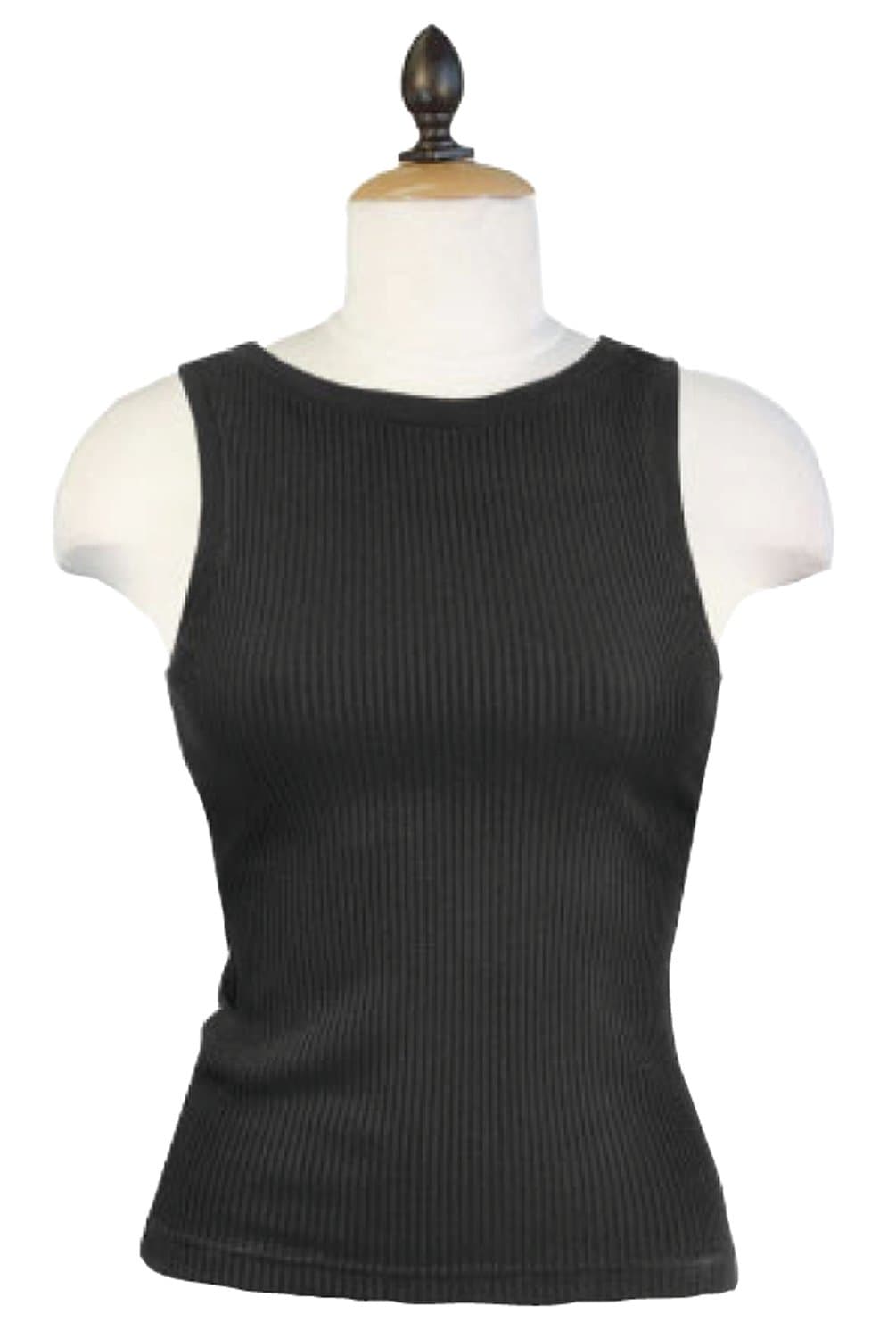 Sandra McCray Ribbed High Neck Tank - Evolve Fit Wear