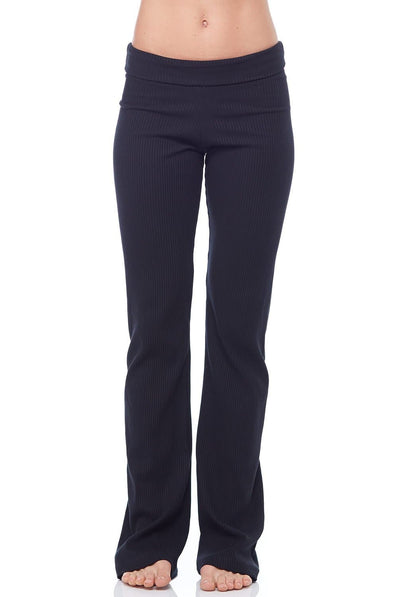 Sandra McCray Ribbed Foldover Pant - Evolve Fit Wear