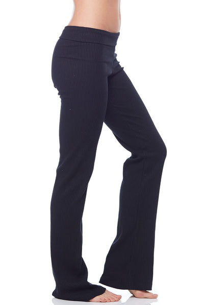 Sandra McCray Ribbed Foldover Pant - Evolve Fit Wear