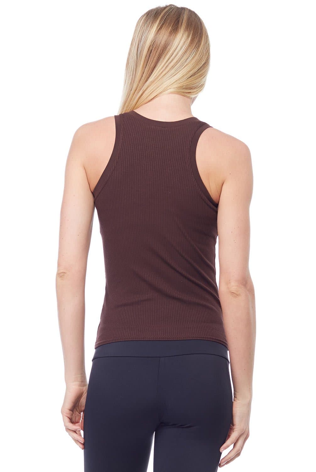 Sandra McCray Ribbed High Neck Tank - Evolve Fit Wear