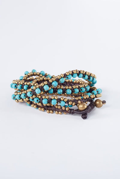 Triple Wrap Gem Bracelet - Evolve Fit Wear