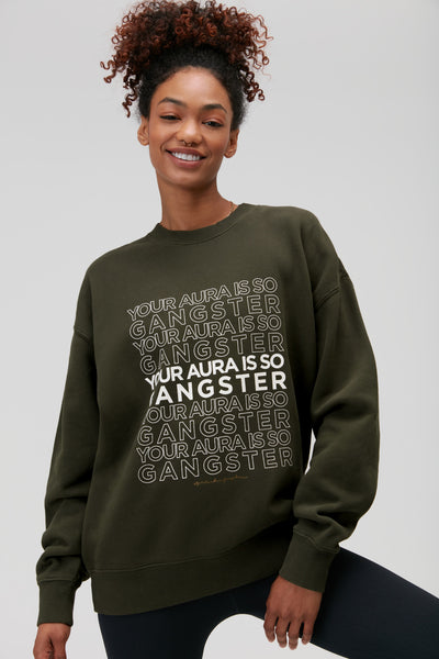 Spiritual Gangster Aura Boyfriend Sweatshirt