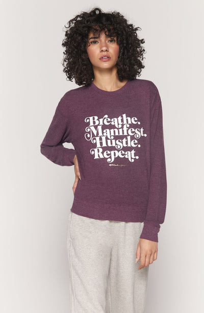 Spiritual Gangster Hustle Crew Neck