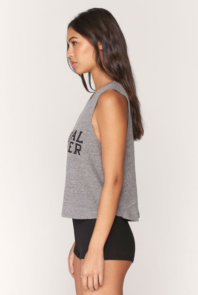 Spiritual Gangster SG Varsity Logo Crop Tank - Evolve Fit Wear