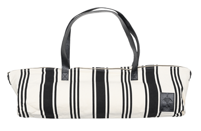 St Tropez Yoga Mat Tote - Black Stripe