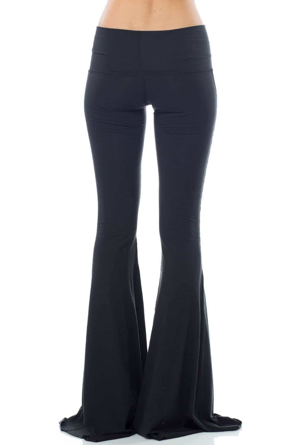 Teeki Solid Black Bell Bottom