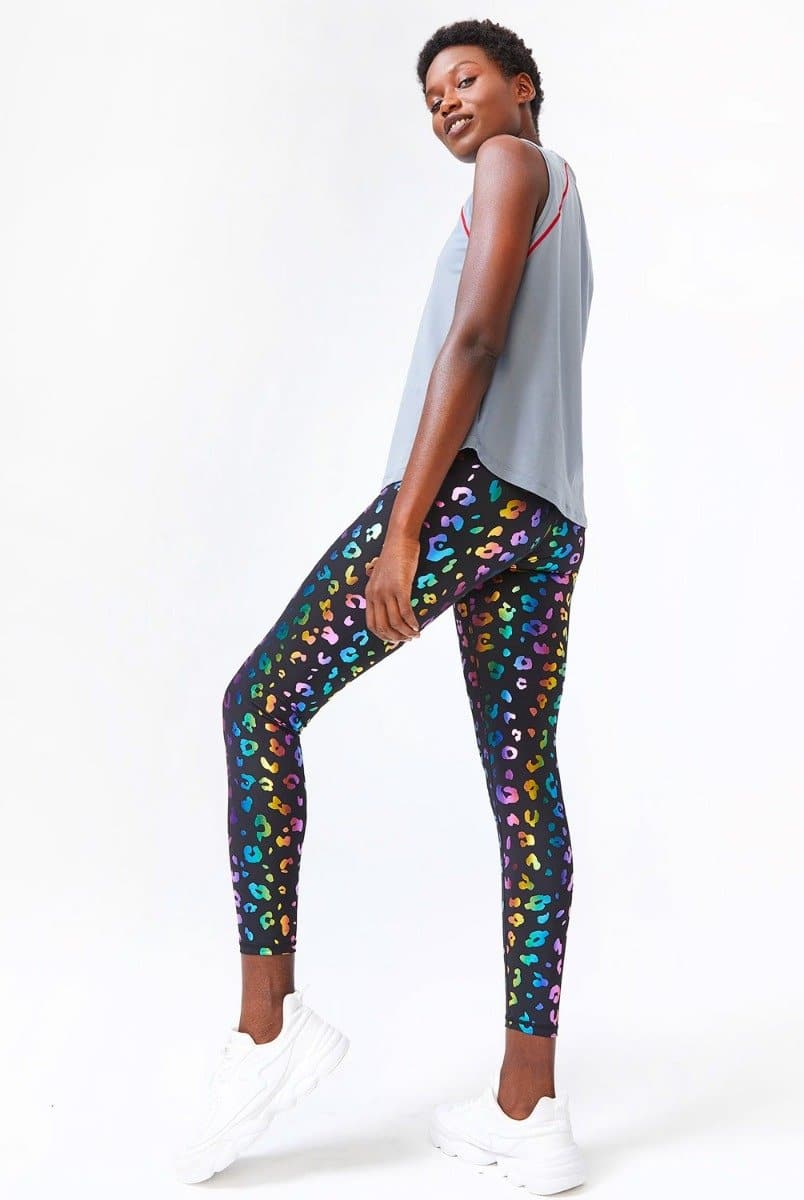 Terez Rainbow Cheetah Legging - Evolve Fit Wear