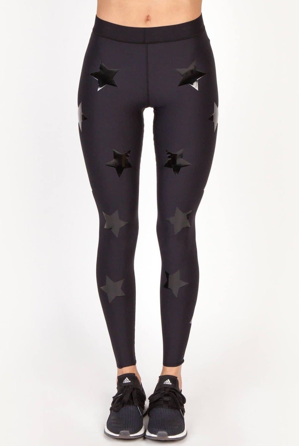 Ultracor Lux Knockout Print Legging in Nero/Patent Nero