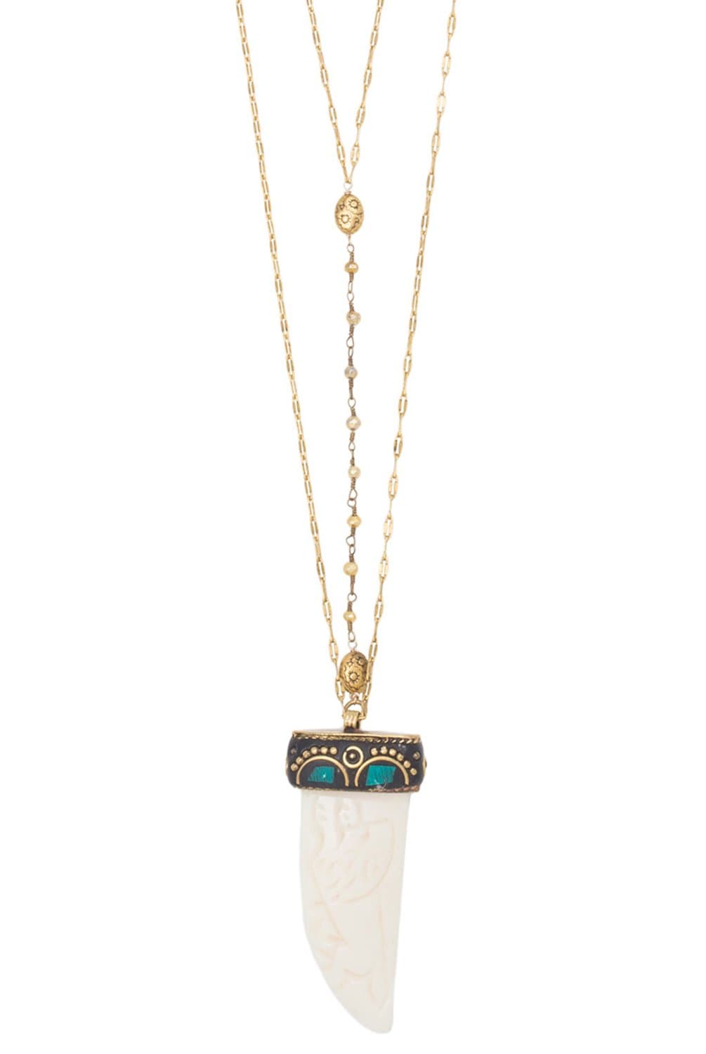 Vanessa Mooney Jewelry Time Comes Around Necklace in Gold