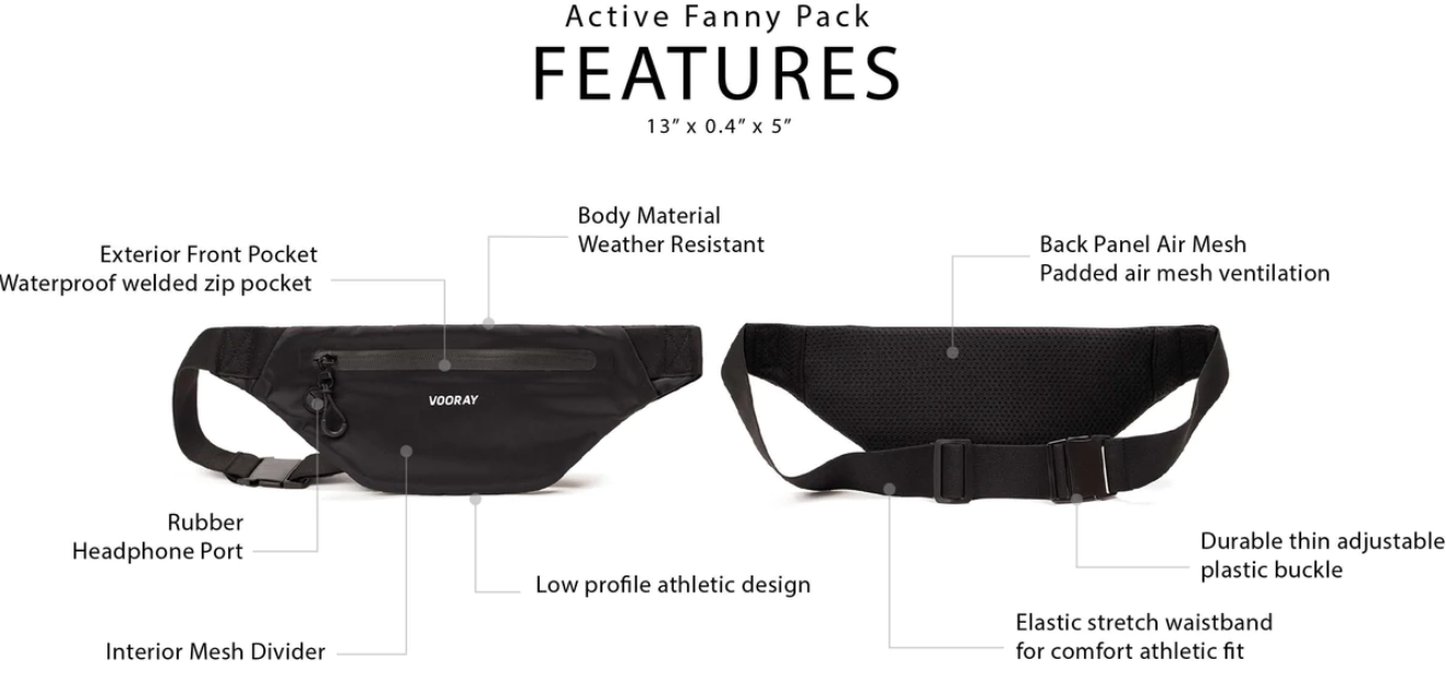 Vooray Active Fanny Pack