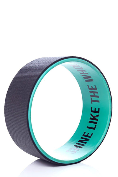 YogiWheel in "Shine like..." Quote Yoga Wheel